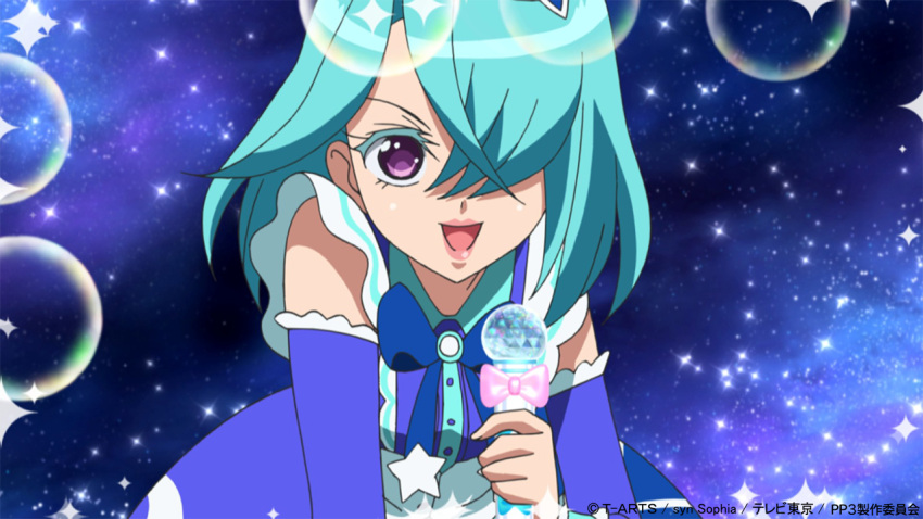 10s 1girl aqua_hair houjou_cosmo pripara