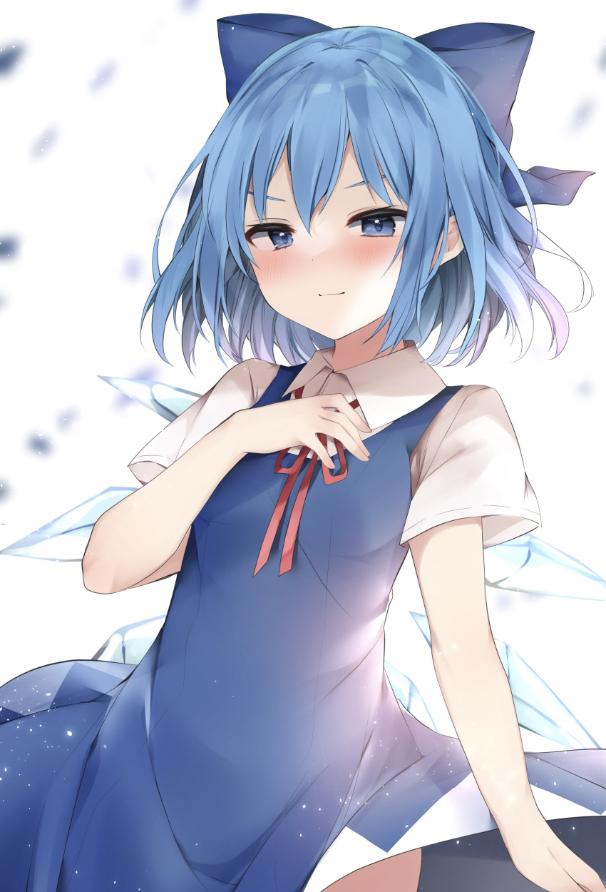 absurdres cirno commentary_request highres karasusou_nano standing touhou