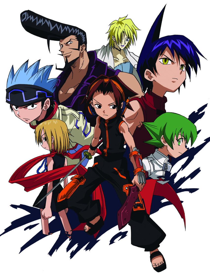 asakura_yoh johann_faust_viii kyouyama_anna lyserg_diethel shaman_king tao_ren umemiya_ryunosuke usui_horokeu