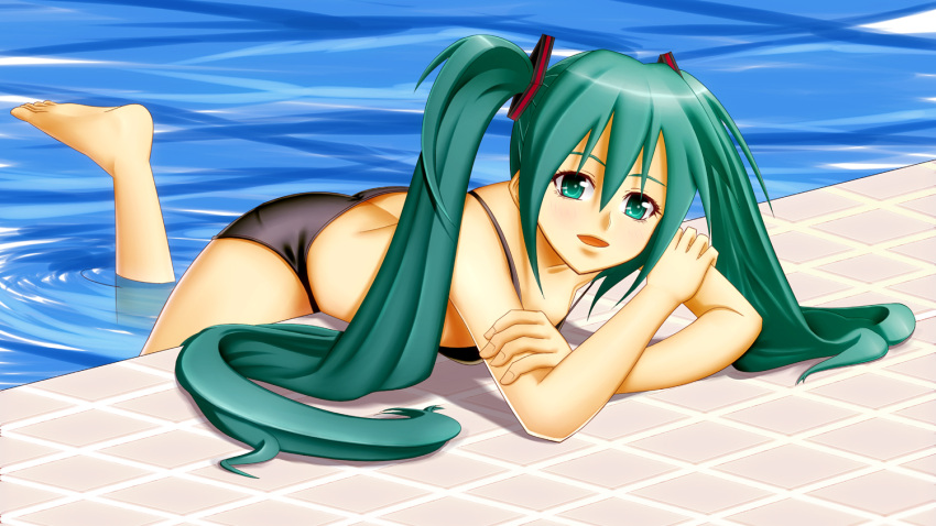 hatsune_miku swimsuit tagme twintails vocaloid