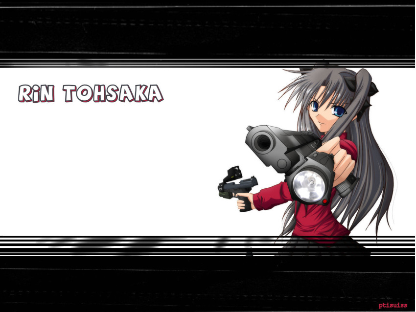 fate/stay_night gun tagme tohsaka_rin type-moon