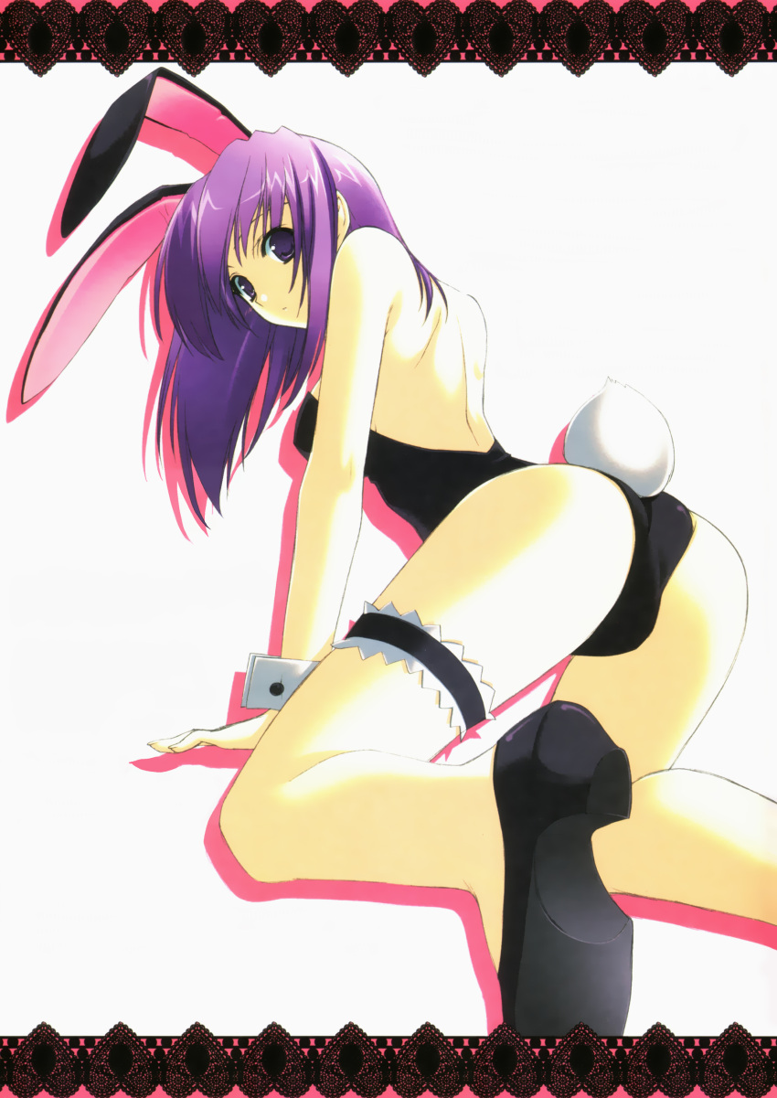 animal_ears rabbit_ears bunny_girl fixed garter suzuhira_hiro