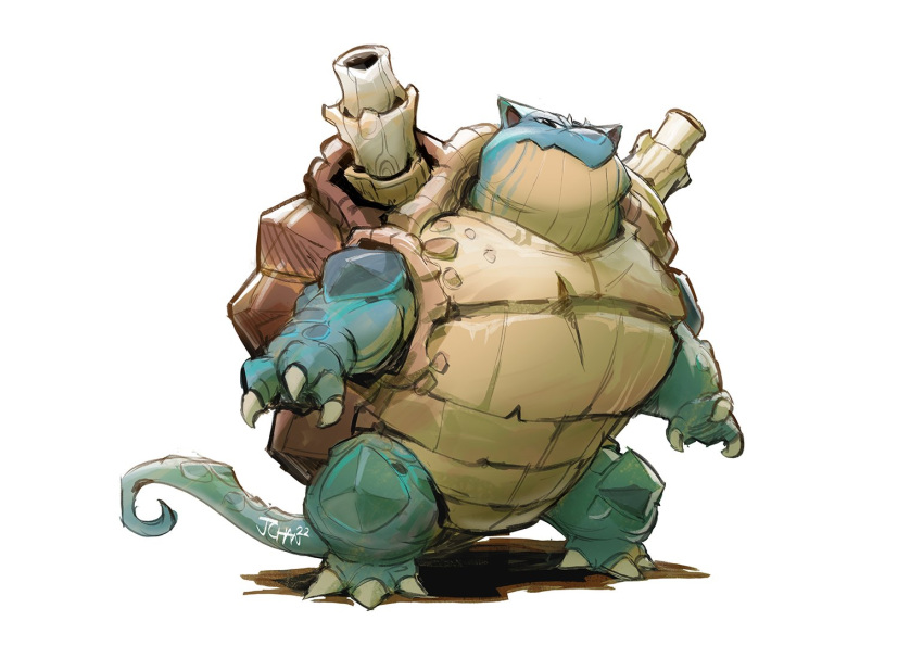 artist_name blastoise closed_mouth full_body justinchans looking_at_viewer no_humans pokemon pokemon_(creature) shell simple_background solo white_background