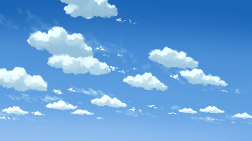 anyotete blue_sky clouds day highres no_humans original outdoors scenery sky still_life