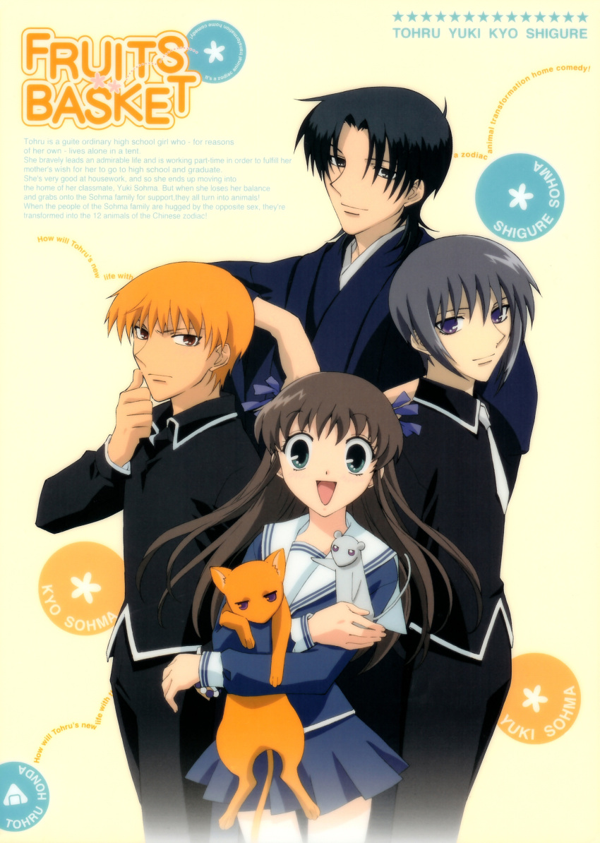 fruits_basket honda_tohru sohma_kyo sohma_shigure sohma_yuki