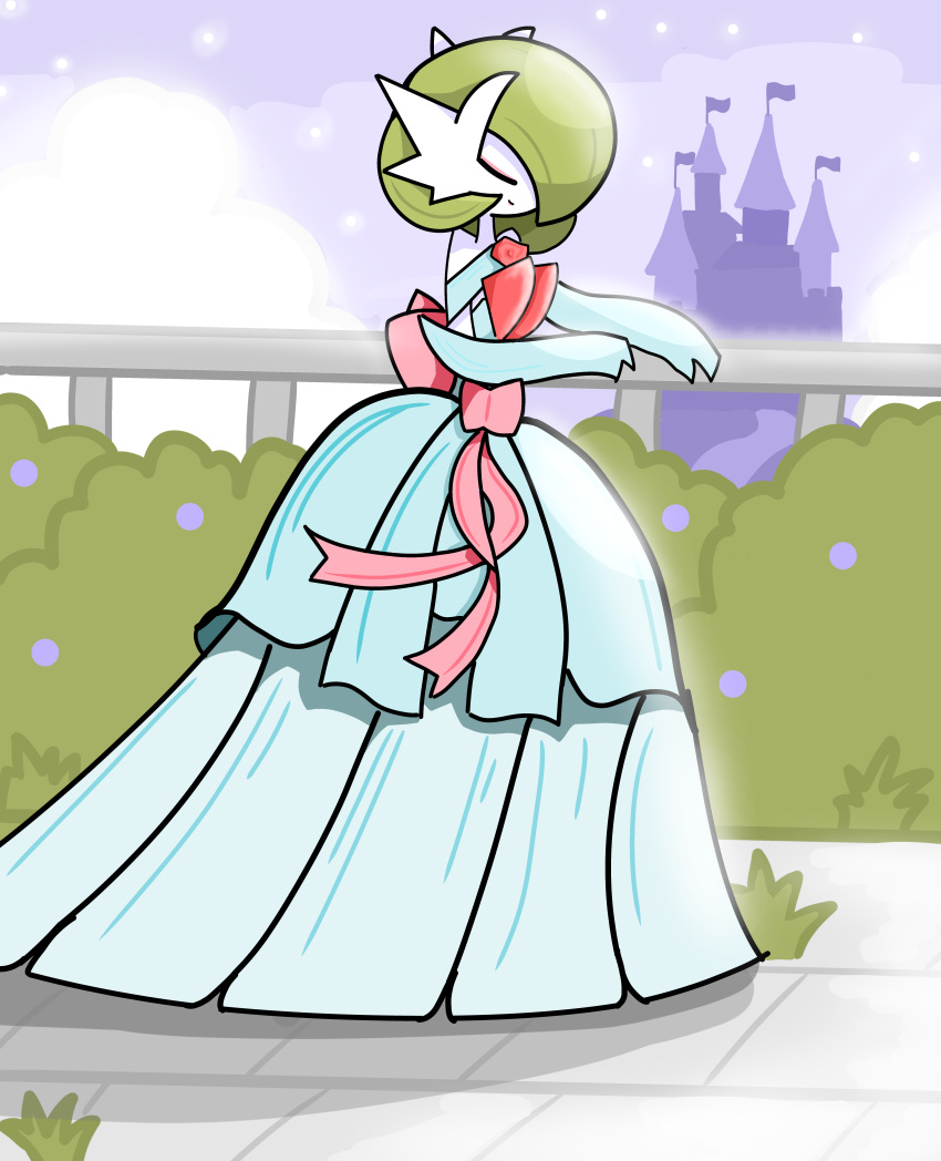 absurdres castle gardevoir highres mega_gardevoir mega_pokemon non-web_source pokemon