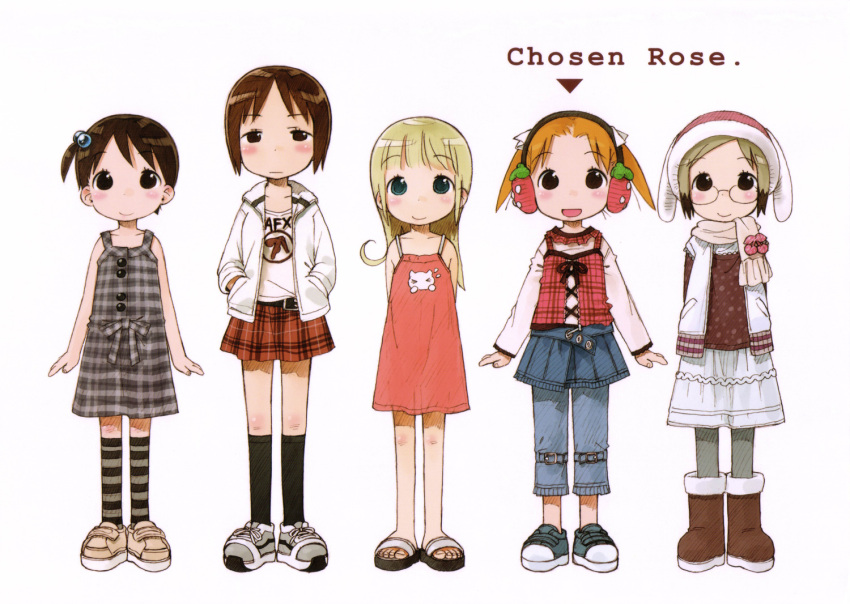 5girls ana_coppola children dress ichigo_mashimaro itou_chika itou_nobue matsuoka_miu sakuragi_matsuri