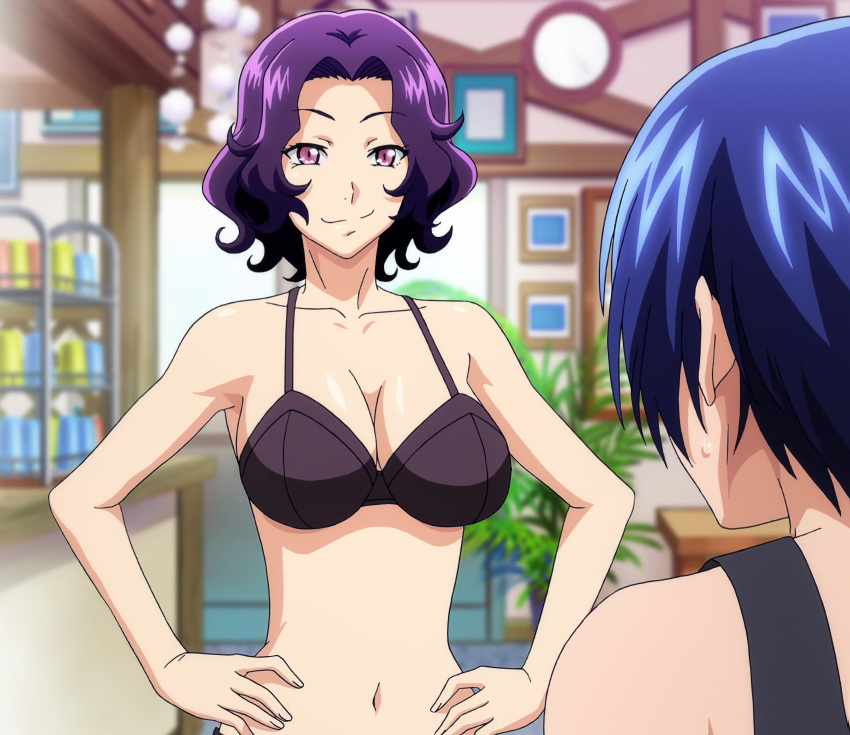 grand_blue hamaoka_azusa highres screenshot violet_hair