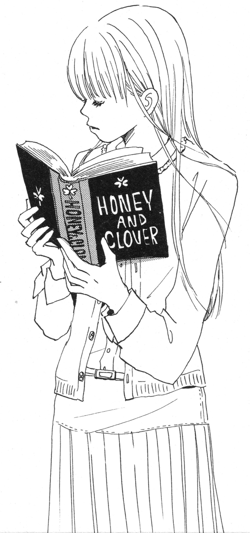 honey_and_clover monochrome tagme umino_chica yamada_ayumi