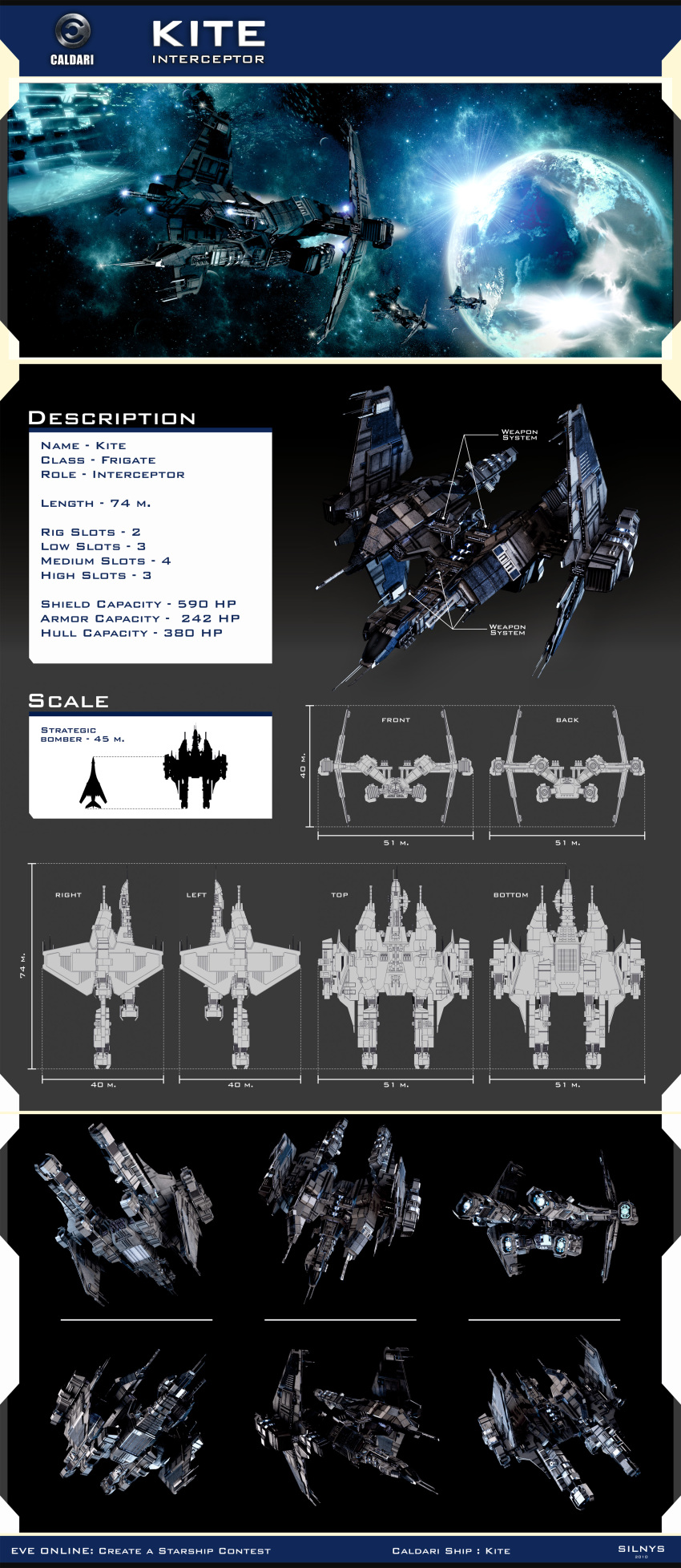 3d absurdres aircraft airplane artist_name b-1_lancer bomber caldari_state_(eve_online) cannon commentary concept_art copyright_name dark dated energy_cannon english_text eve_online fleet flying frigate_(eve_online) from_above from_behind from_below from_side glowing highres interceptor_(eve_online) military military_vehicle missile_pod multiple_views nebula no_humans original outdoors planet radio_antenna realistic reference_sheet science_fiction silnys size_comparison sky space spacecraft star_(sky) starry_sky tech_2_ship_(eve_online) thrusters turret vehicle_focus