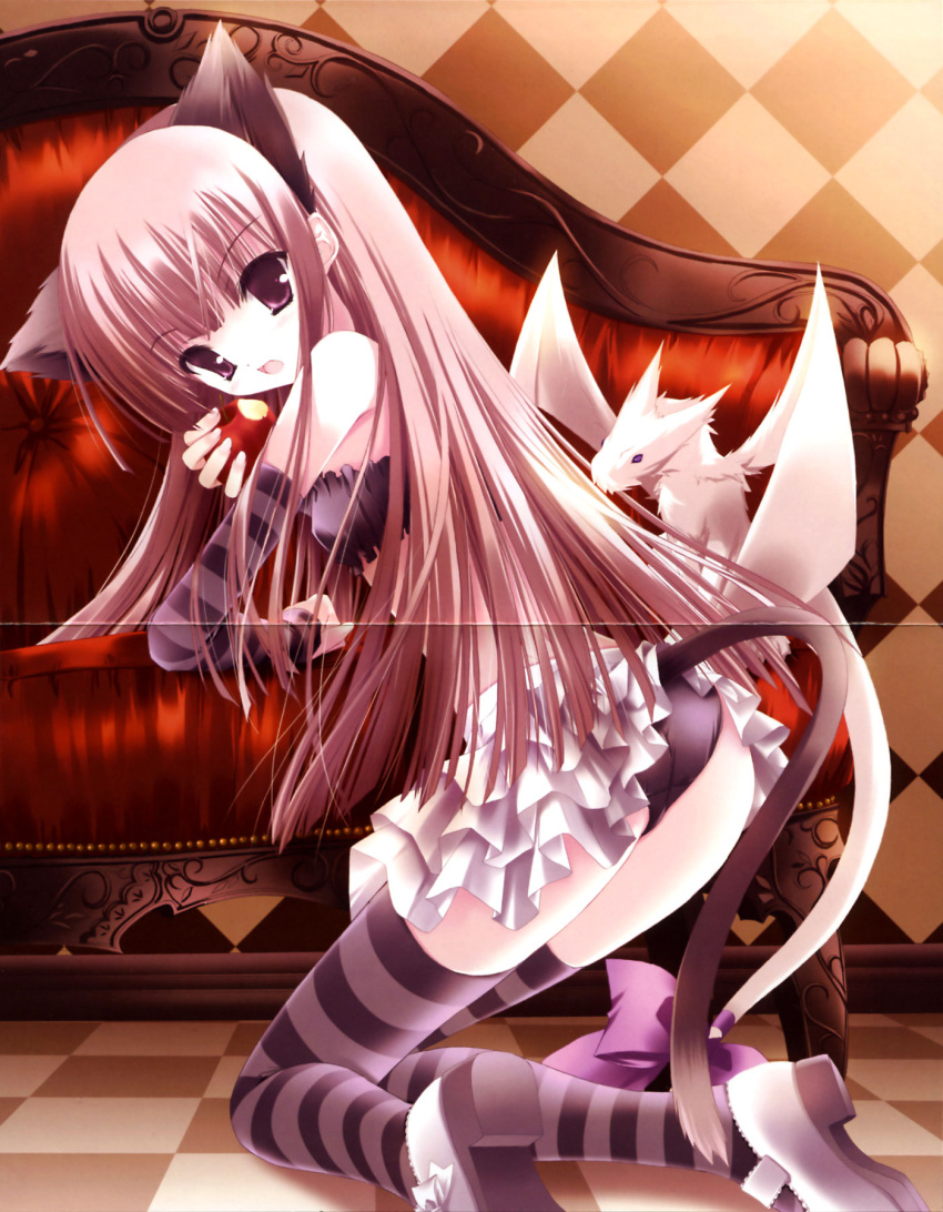 cat_ears crease fixme frills nusunde_lilith tail thigh_highs tinkerbell tinkle
