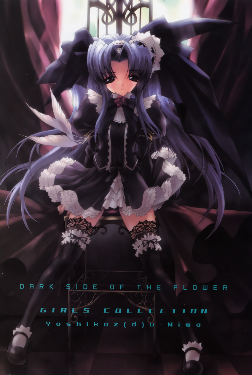 gothic_lolita lolita_fashion miwa_yoshikazu synthetic_garden thigh-highs