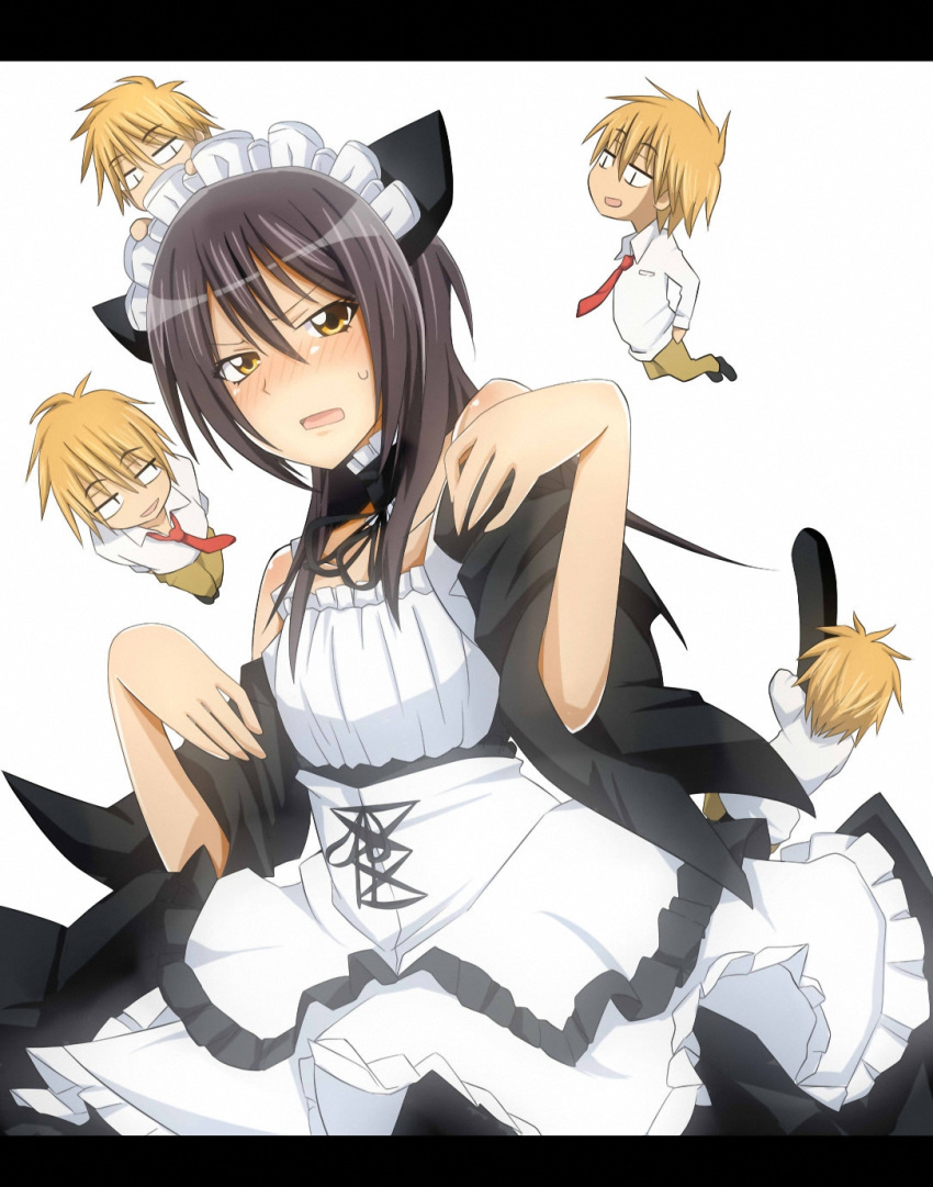 ayuzawa_misaki hijiri-tukasa kaichou_wa_maid-sama! maid usui_takumi