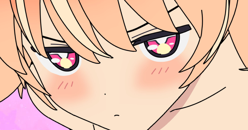 +_+ 1girl 3d blender_(medium) blonde_hair blush bright_pupils cel_shading closed_mouth collarbone cropped dot_nose flower hair_flower hair_ornament half-closed_eyes looking_at_viewer medium_hair multicolored_eyes multicolored_hair orange_hair paid_reward_available pink_eyes portrait rinne_(rinrinne) rinrinne rinrinne39_(artist) short_twintails solo streaked_hair twintails v-shaped_eyebrows violet_eyes virtual_youtuber white_pupils
