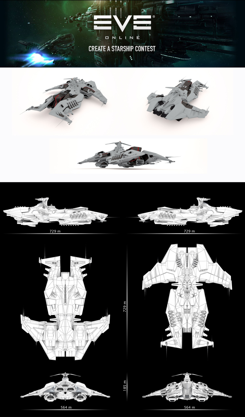 3d absurdres battlecruiser_(eve_online) brutix_(eve_online) caldari_state_(eve_online) commentary concept_art copyright_name eve_online flying gallente_federation_(eve_online) glowing hauler_(eve_online) highres iteron_(eve_online) logo military_vehicle multiple_views nebula no_humans original reference_sheet science_fiction sky space space_station spacecraft star_(sky) stargate_(eve_online) starry_sky thrusters vehicle_focus viperster