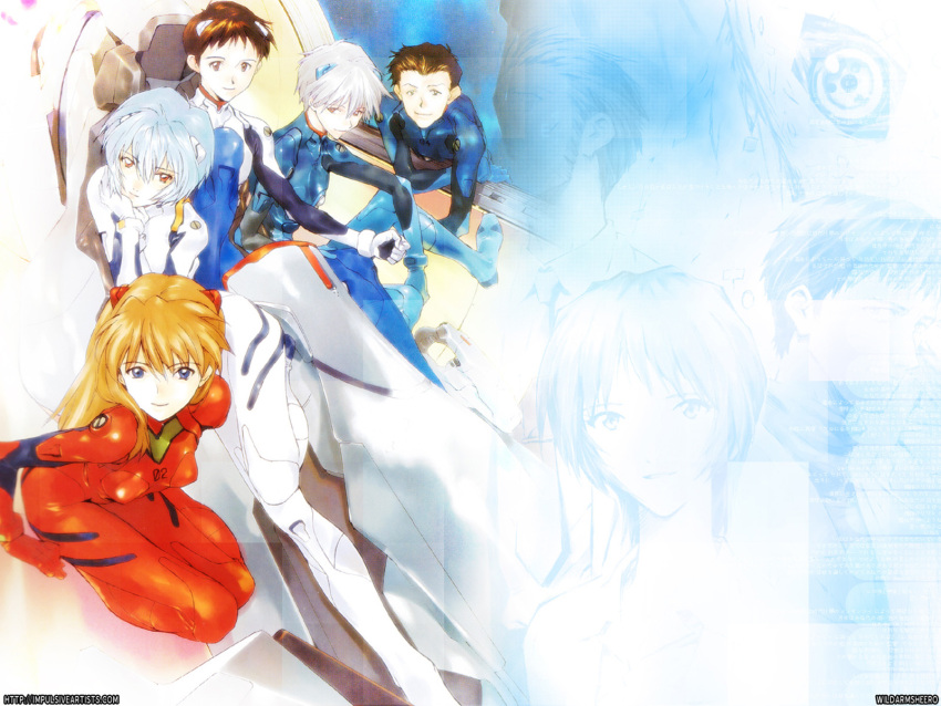 ayanami_rei gainax ikari_gendo ikari_yui nagisa_kaworu neon_genesis_evangelion okazaki_takeshi plugsuit souryuu_asuka_langley suzuhara_toji