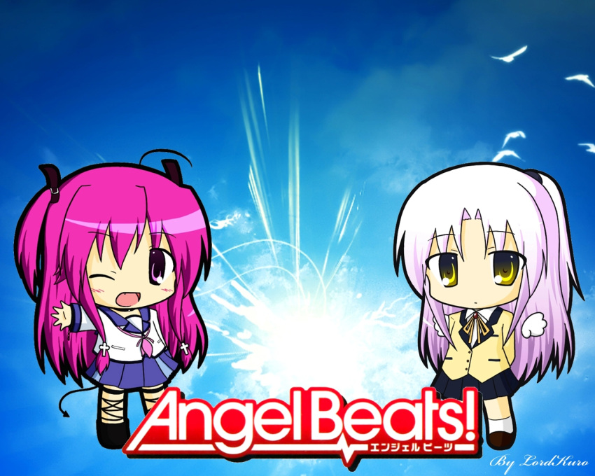 angel_beats! tachibana_kanade tagme yui_(angel_beats!)