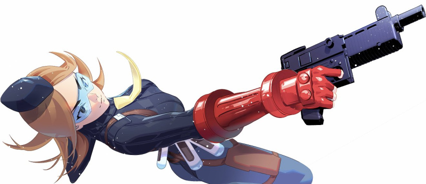 1girl breasts closed_mouth cofffee fevrier fingerless_gloves garrison_cap gloves gun hat holding holding_gun holding_weapon leotard pantyhose red_gloves ribbed_leotard shadaloo_dolls simple_background smile solo street_fighter street_fighter_zero_(series) weapon white_background