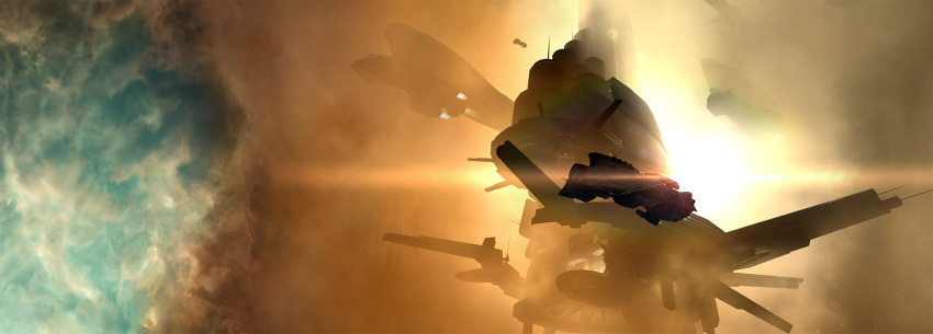 3d artist_request attack_ship_(eve_online) battleship_(eve_online) building capital_ship_(eve_online) clouds combat_ship_(eve_online) erebus_(eve_online) eve_online fleet flying gallente_federation_(eve_online) glowing highres megathron_(eve_online) military_vehicle nebula no_humans outdoors realistic scenery science_fiction second-party_source space space_station star_(sky) super_capital_ship_(eve_online) support_ship_(eve_online) thrusters titan_(eve_online)