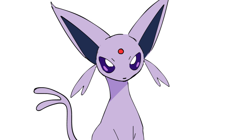 :3 animated animated_gif annoyed blinking commentary espeon facial_mark fang fang_out fangs forehead_mark forked_tail honeycrud looking_at_viewer no_humans pokemon pokemon_(creature) red_eyes side-by-side simple_background sliding smug tail tail_wagging umbreon violet_eyes white_background