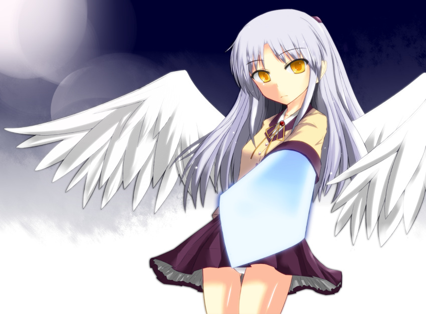 angel_beats! panties tachibana_kanade tenshi underwear weapon wings