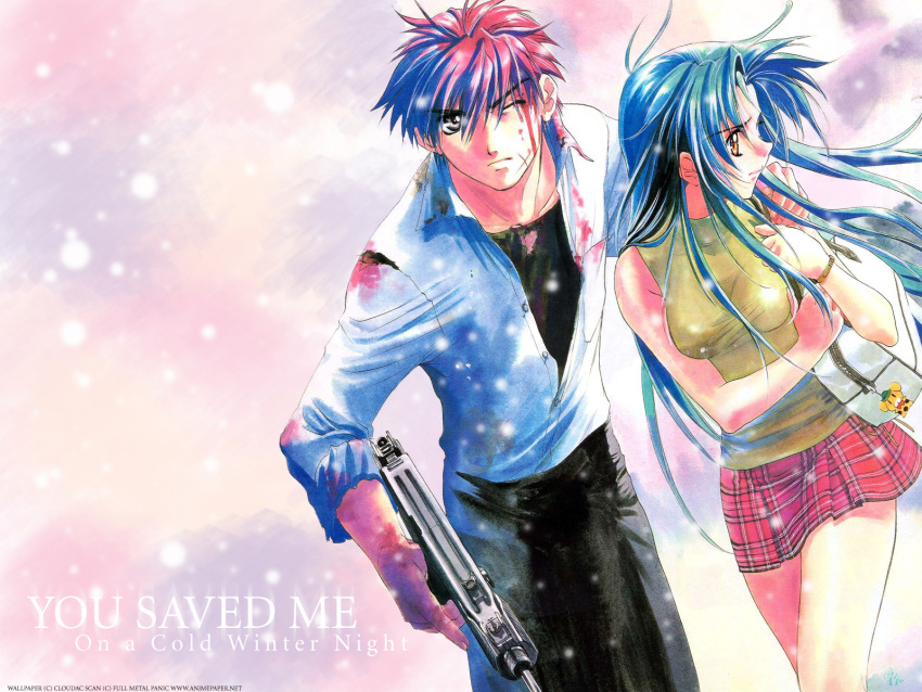 chidori_kaname full_metal_panic sagara_sousuke tagme