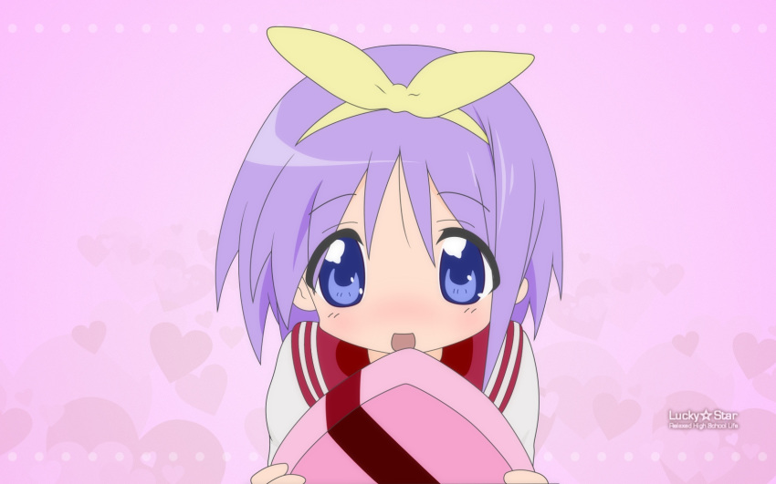 duplicate hiiragi_tsukasa lucky_star pink valentine