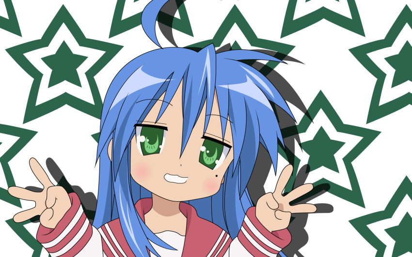 blue_hair izumi_konata lucky_star stars tagme