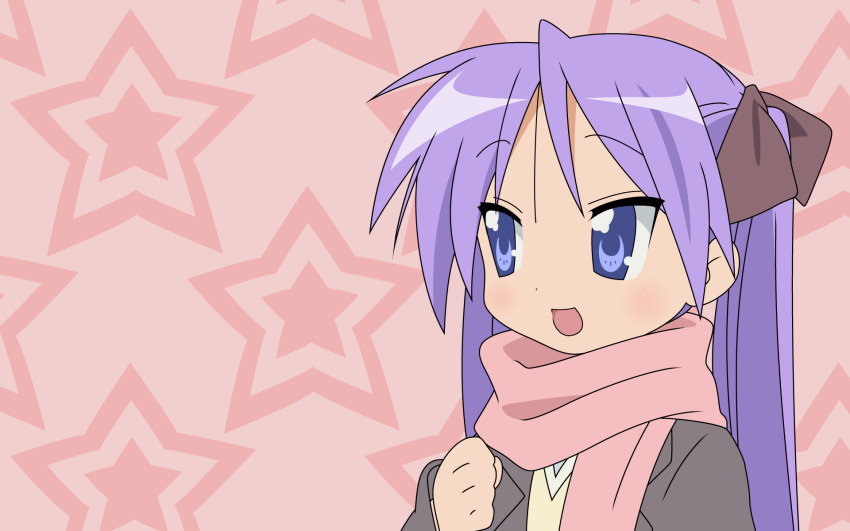 hiiragi_kagami lucky_star scarf stars tagme