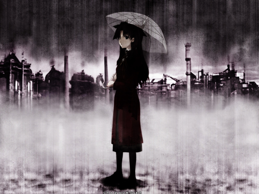 fate/stay_night tagme tohsaka_rin umbrella