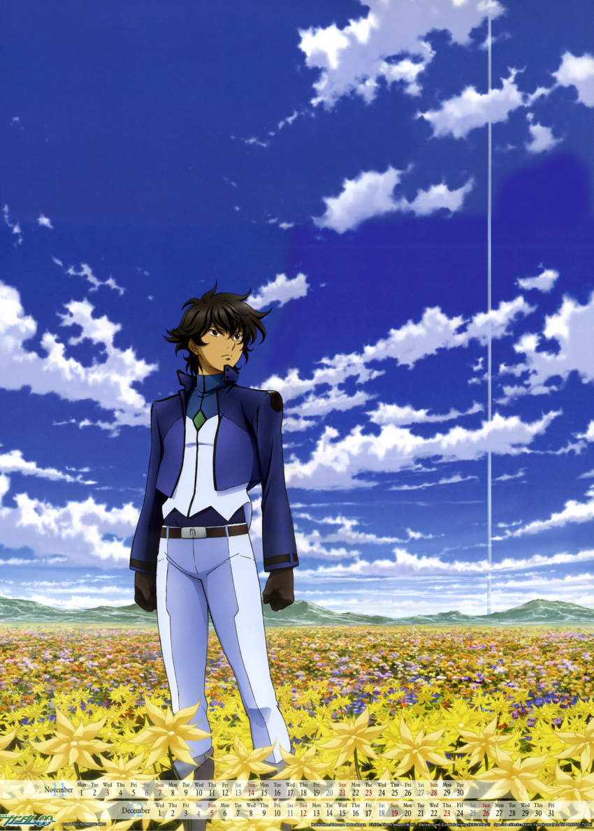 calendar gundam gundam_00 male matsukawa_tetsuya setsuna_f_seiei