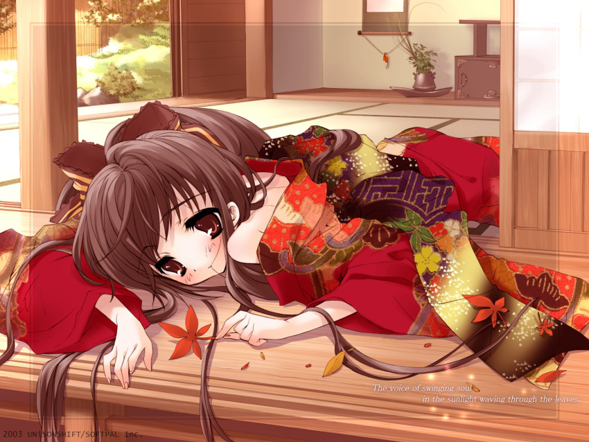 itou_noiji japanese_clothes kimono komorebi_ni_yureru_tamashii_no_koe ribbon sui_(komorebi)