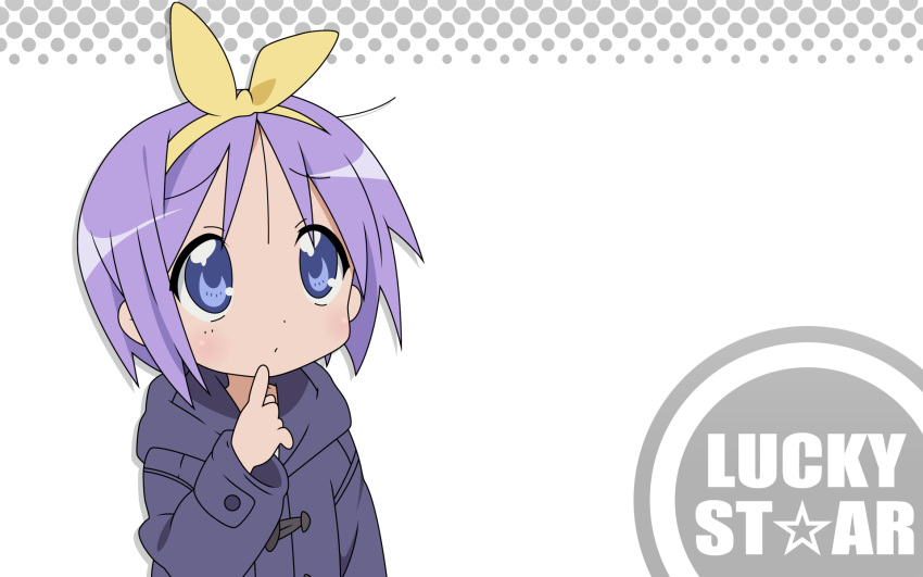 hiiragi_tsukasa lucky_star purple_hair tagme white