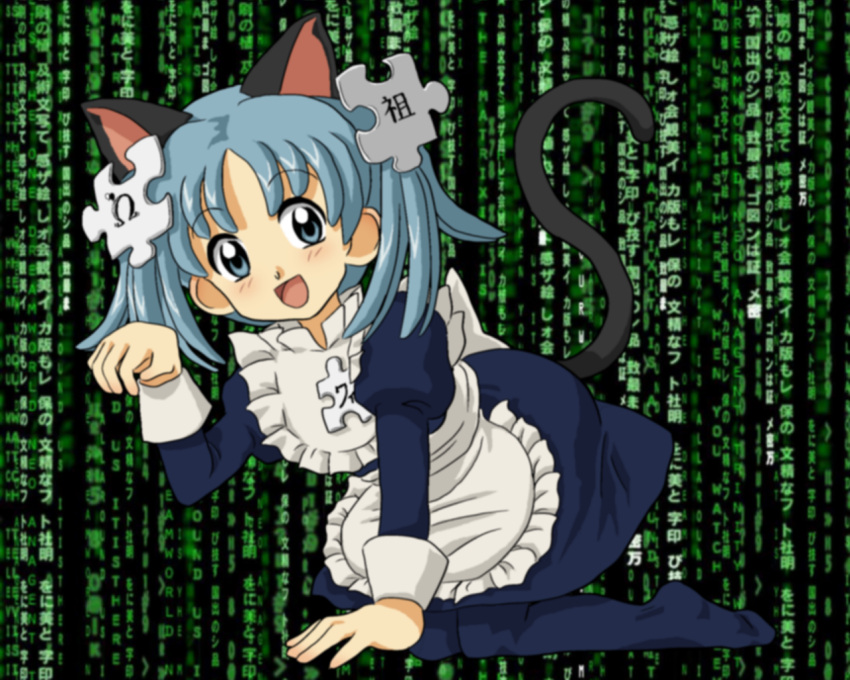 animal_ears catgirl maid wikipe-tan wikipedia
