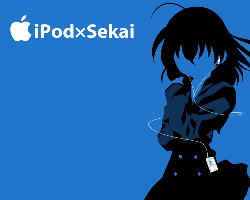 ipod parody polychromatic saionji_sekai school_days seifuku