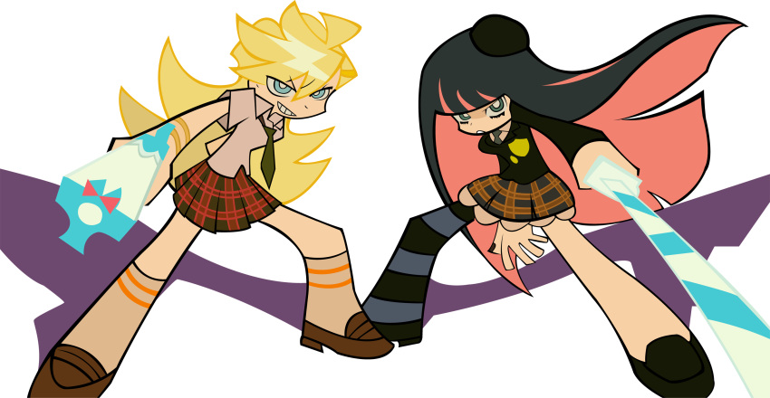panty_&amp;_stocking_with_garterbelt panty_(character) stocking_(character) transparent vector