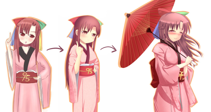 95 blush comparison japanese_clothes kimono oriental_umbrella os os-tan toki umbrella