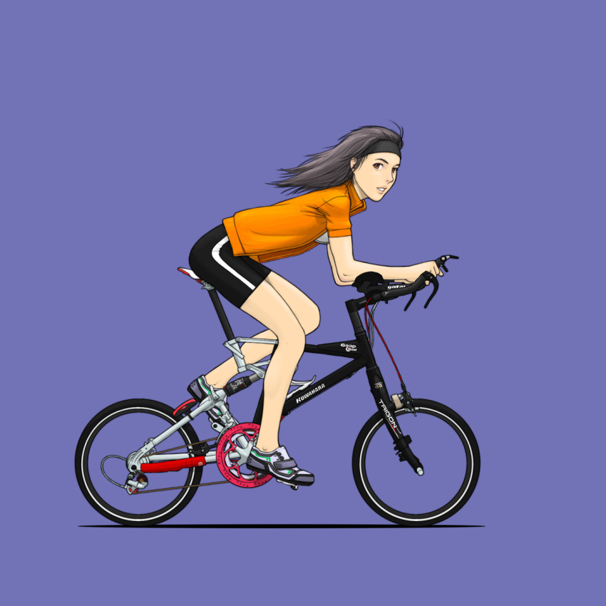 bicycle bike_shorts copyright_request eswat headband highres solo