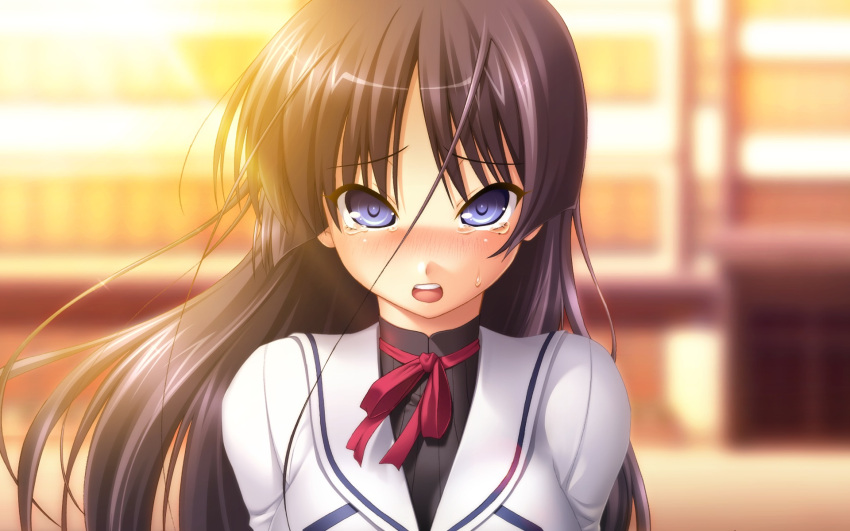 black_hair blue_eyes chu_chu_idol chu_x_chu close game_cg ozawa_akifumi seifuku takamachi_yukino tears