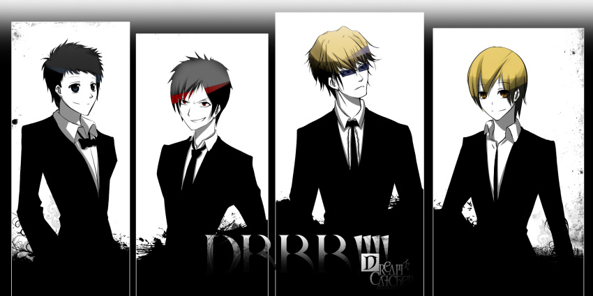 dreamcatcher durarara!! heiwajima_shizuo kida_masaomi orihara_izaya ryuugamine_mikado sunglasses