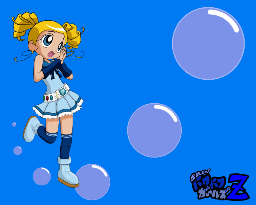 powerpuff_girls powerpuff_girls_z rolling_bubbles thighhighs wallpaper