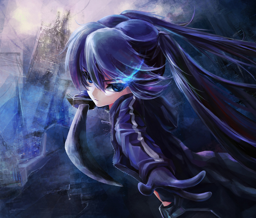 black_rock_shooter_(character) highres sword ushas weapon