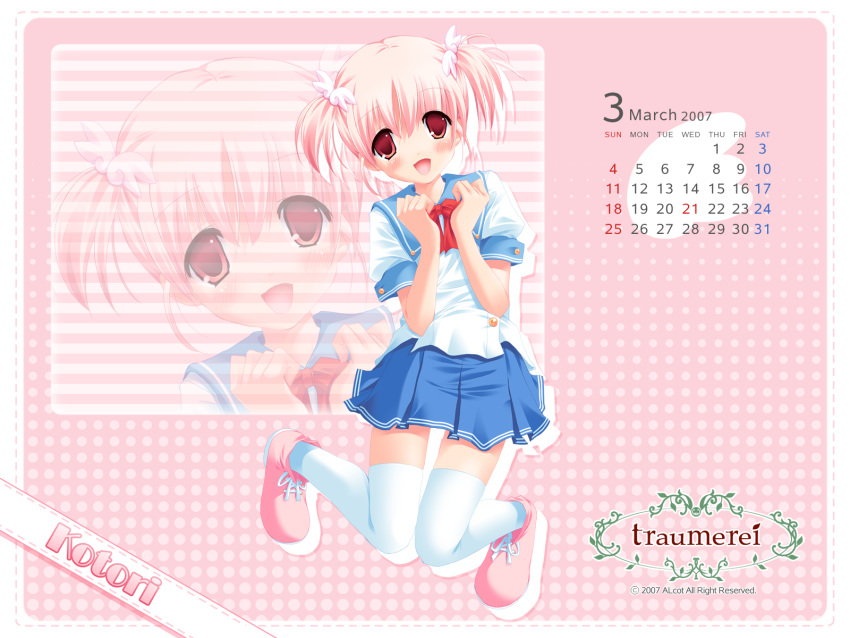 calendar fair_child hazumi_kotori nimura_yuushi pink_hair seifuku thigh-highs thighhighs