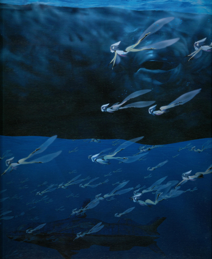 animal blue blue_submarine_no_6 fantasy highres murata_renji mutio underwater