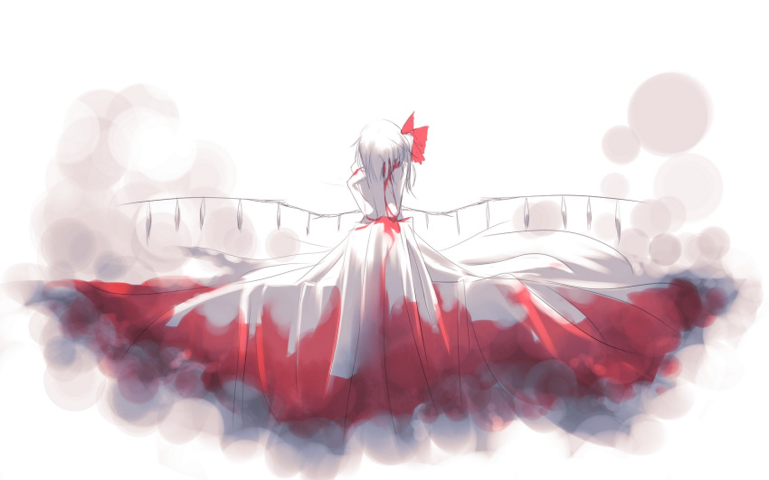 bow flandre_scarlet solo touhou wings