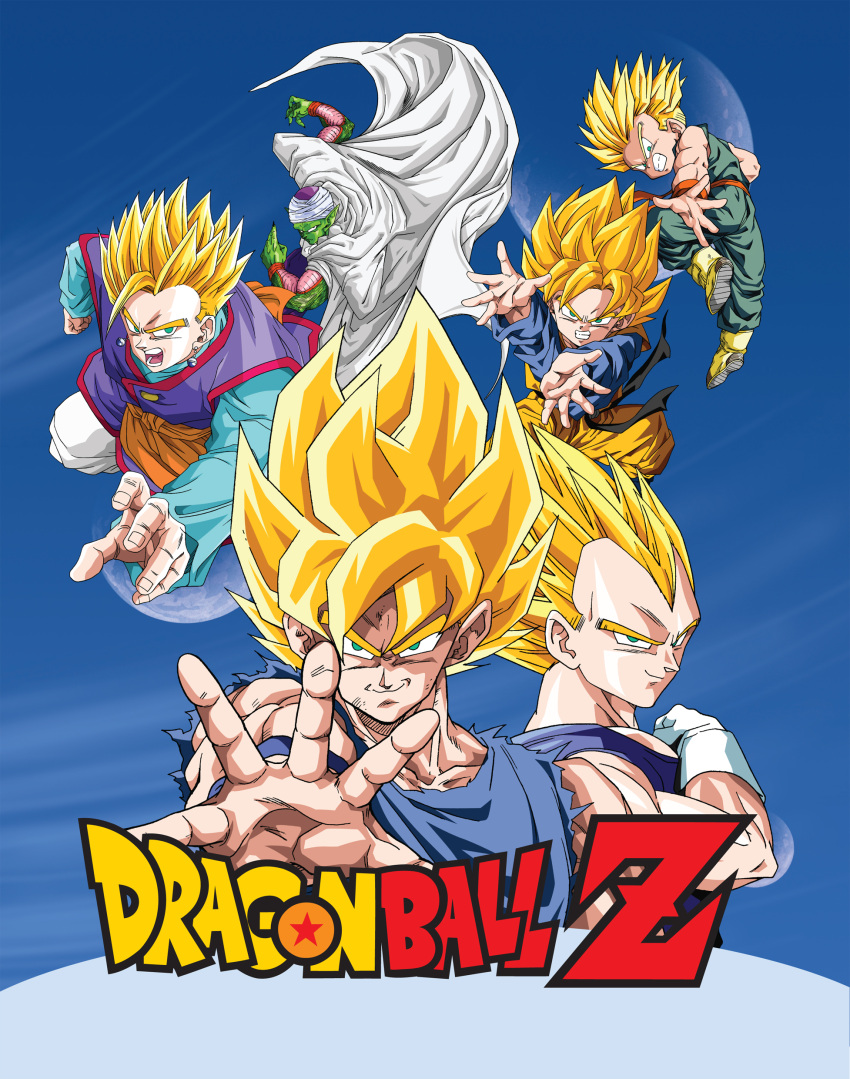 dragon_ball dragon_ball_z male piccolo son_gohan son_goku son_goten trunks_(dragon_ball) vegeta