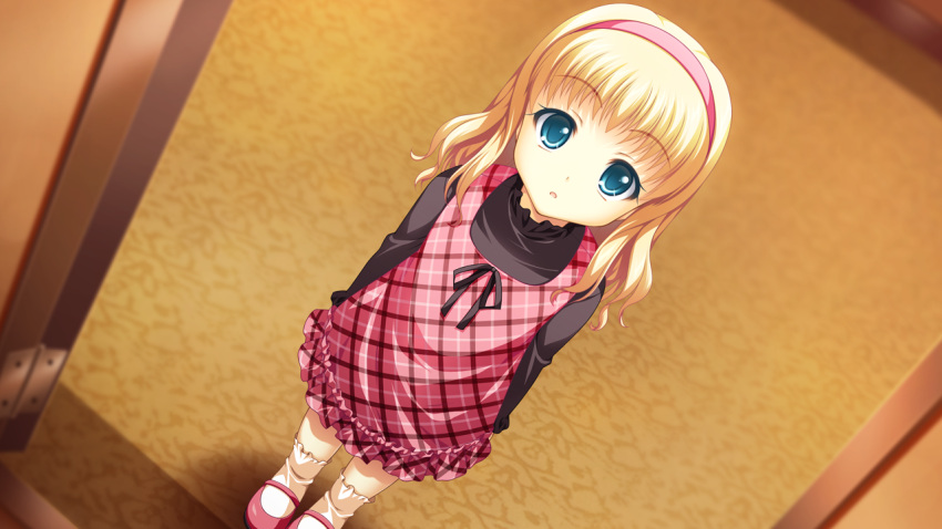 1girl artemis_blue asami_asami blonde_hair character_request child game_cg solo tagme