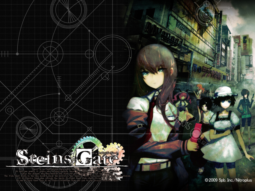 amane_suzuha faris_nyanyan huke kiryu_moeka makise_kurisu shiina_mayuri steins;gate urushibara_luka wallpaper