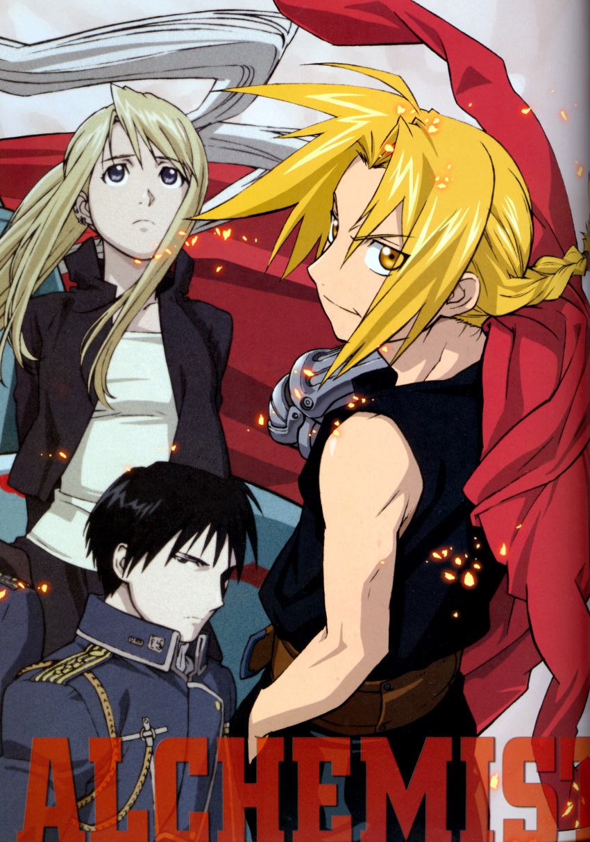 binding_discoloration edward_elric full_metal_alchemist roy_mustang winry_rockbell