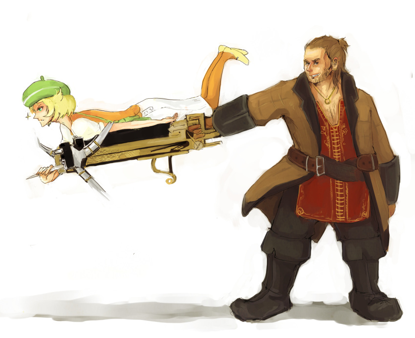 bel_(pokemon) belle_(pokemon) bow_(weapon) crossbow crossover dragon_age dragon_age_2 highres pokemon varric weapon what
